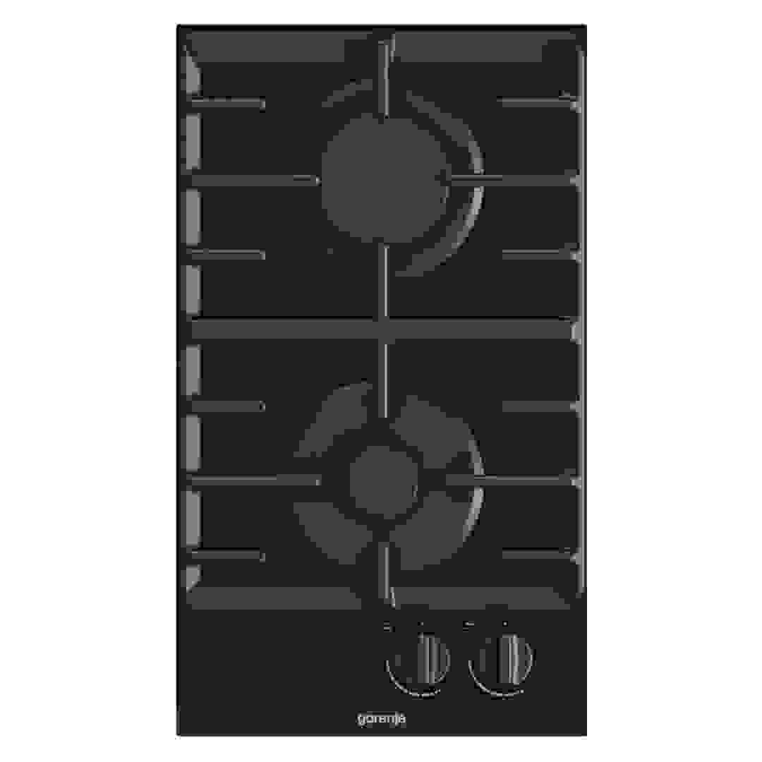 Gorenje Built-In 2-Burner Gas Hob, GC321B (30 x 13.2 x 52 cm)