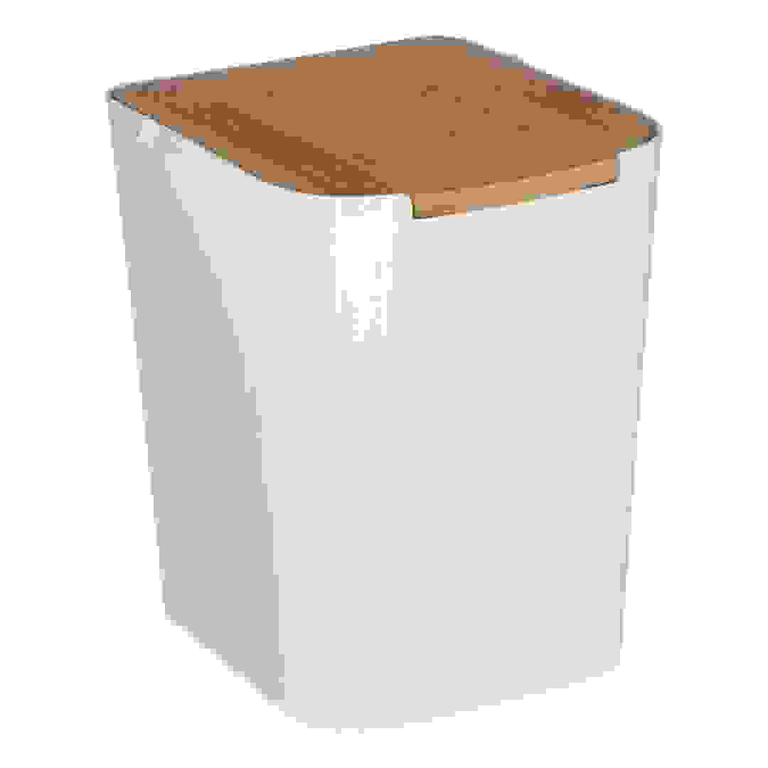 5five Natureo Bamboo & Plastic Pedal Bin (5 L)