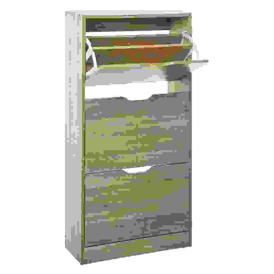 5five 3-Drawer Wooden Shoe Cabinet (24 x 60 x 115 cm)