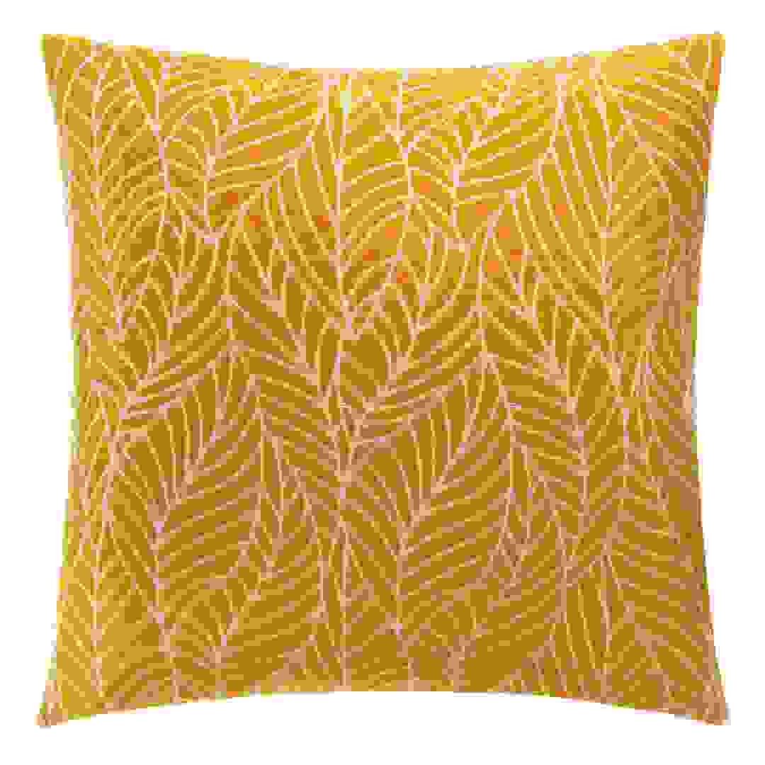 Atmosphera Polyester Leaf Cushion Cover (40 x 40 cm)