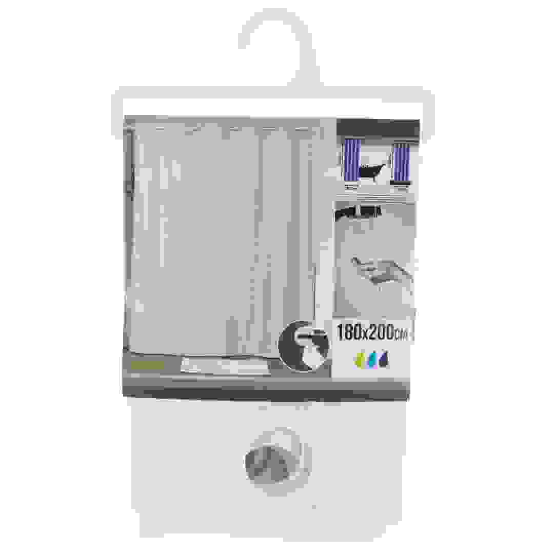 ستارة دش بوليستر جيبور تندانس مع خطافات وحلقات (180 × 200 سم)