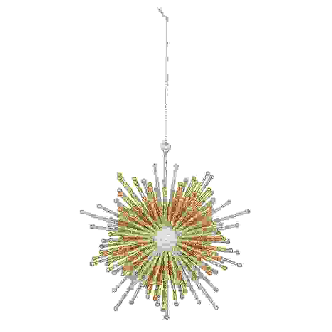 Atmosphera Christmas Metal Star Hanging Ornament (12 x 4 x 12 cm)
