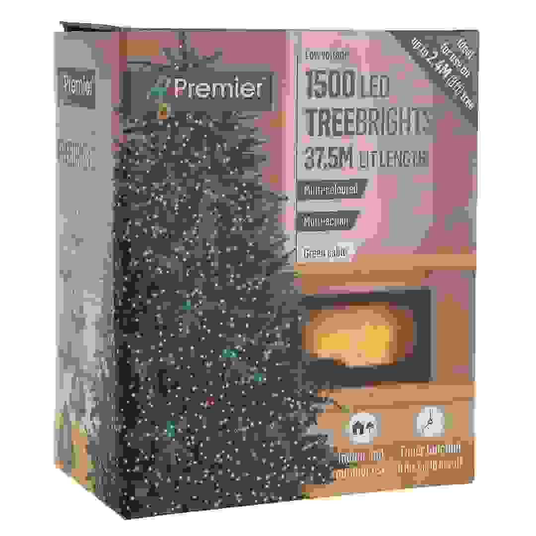 حبل 1500 لمبة ليد (LED) مع مؤقت بريميير تري برايتس (عدة ألوان، 37.5 متر)