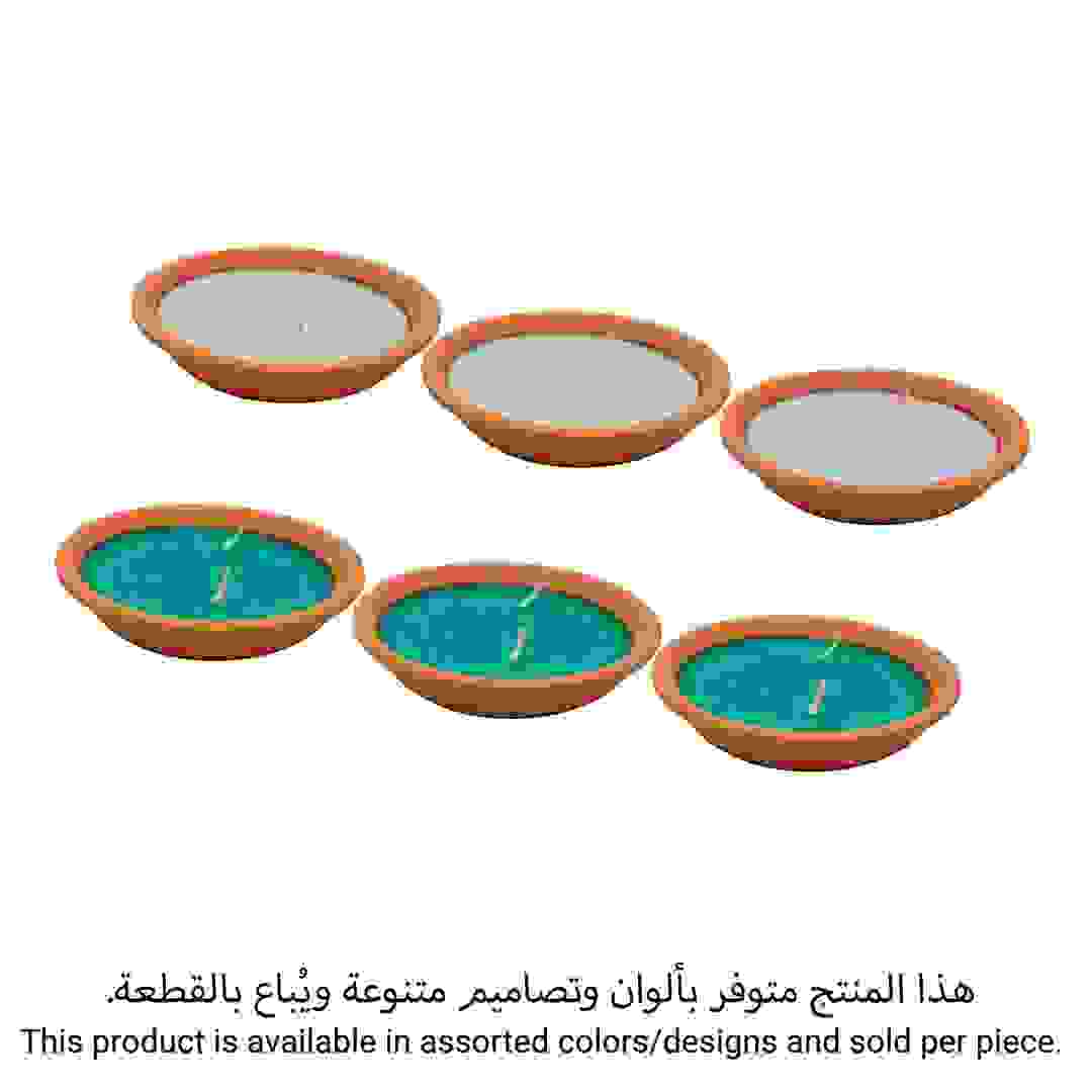 Wax Works Citronella Dish Candle (3 Pc., Assorted Designs/Colors)