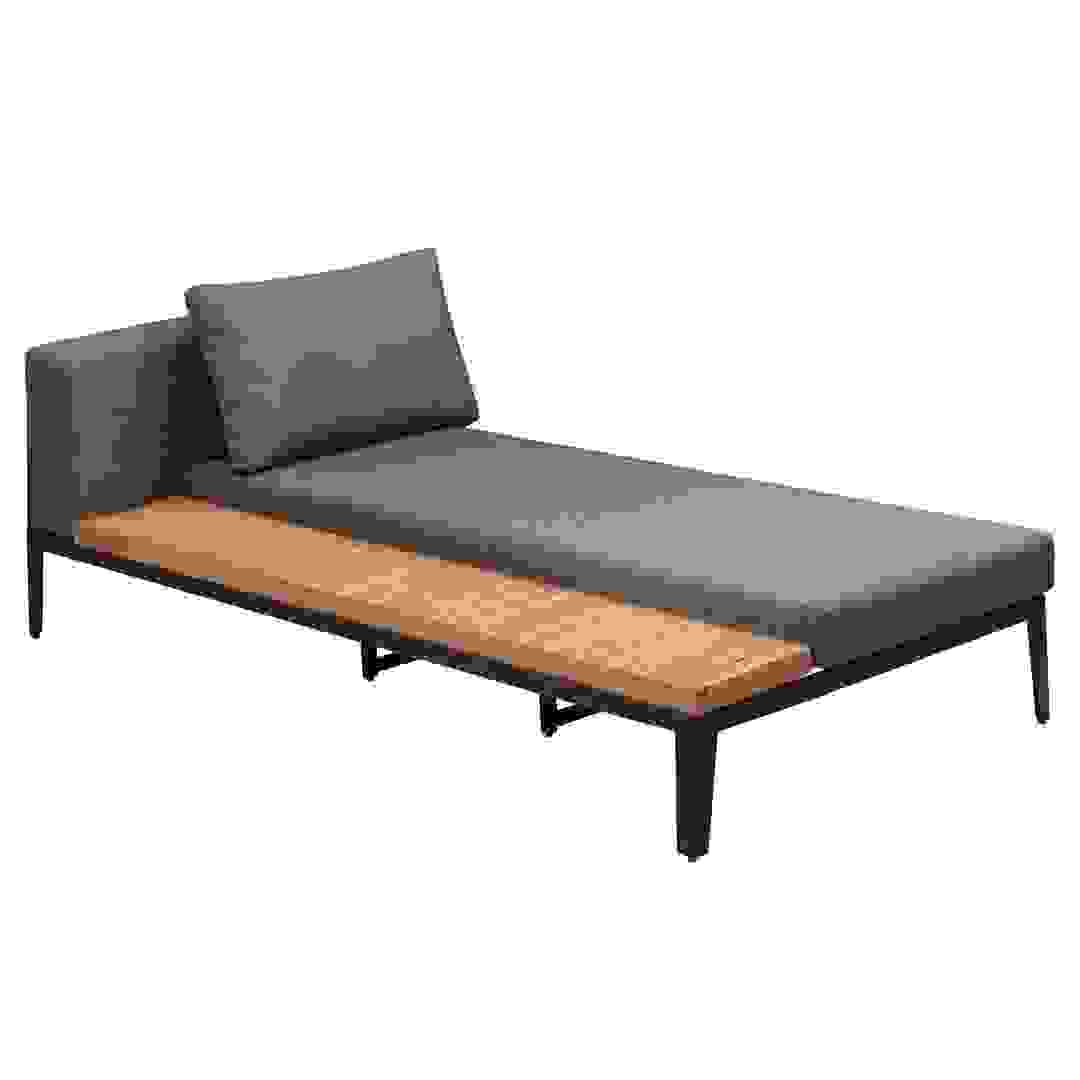 مقعد شيزلونج ألومنيوم مع وسادة أروبا ديلوكس (220 × 100 × 72 سم)