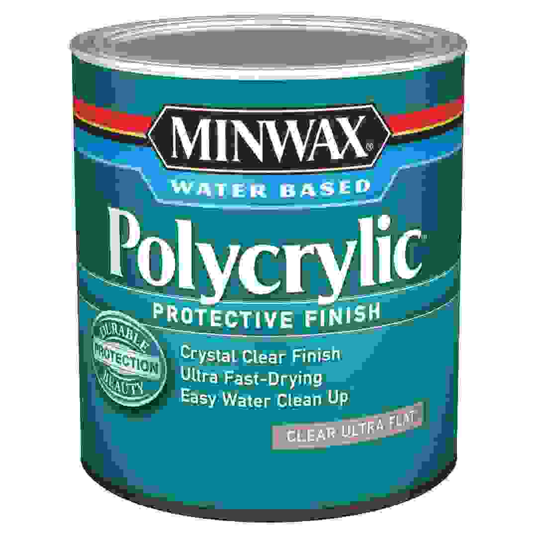 طلاء خارجي واقي بوليكريليك مينواكس (946 مللي، شفاف مطفأ للغاية)