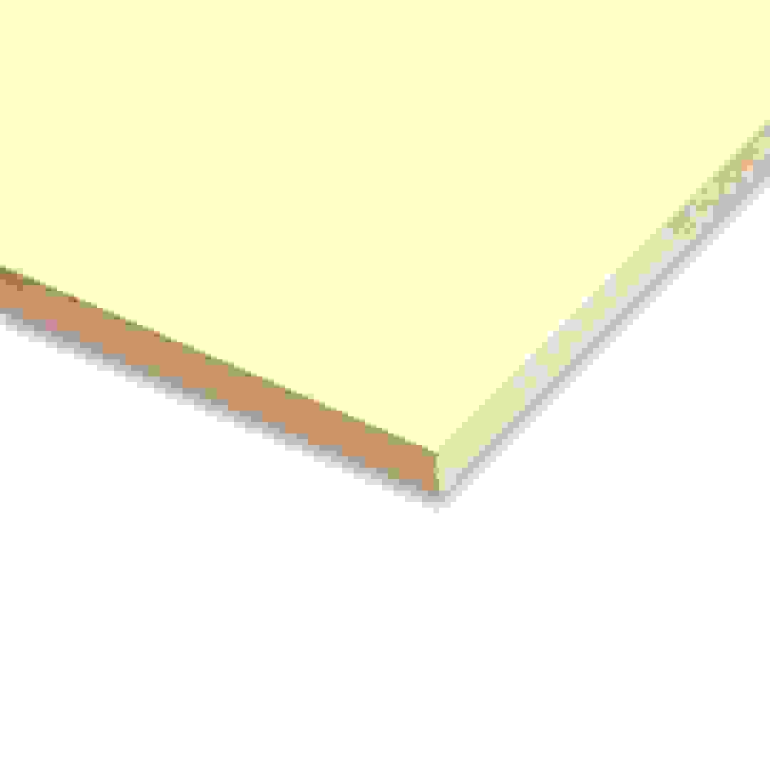 لوح خشب مغطى بالميلامين (30 × 240 × 1.8 سم، أبيض)