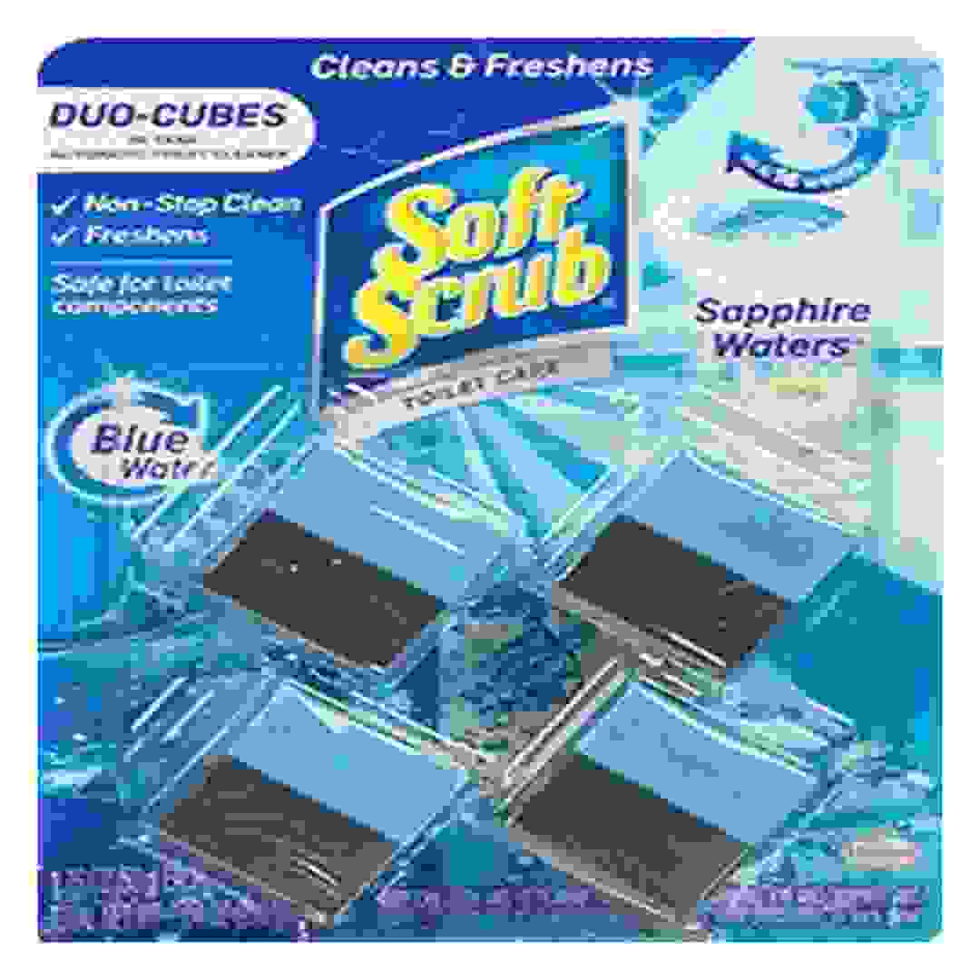 عبوة مكعبات تنظيف خزان المرحاض ناعمة سوفت سكرب (رائحة الياقوت ، 4 قطع)