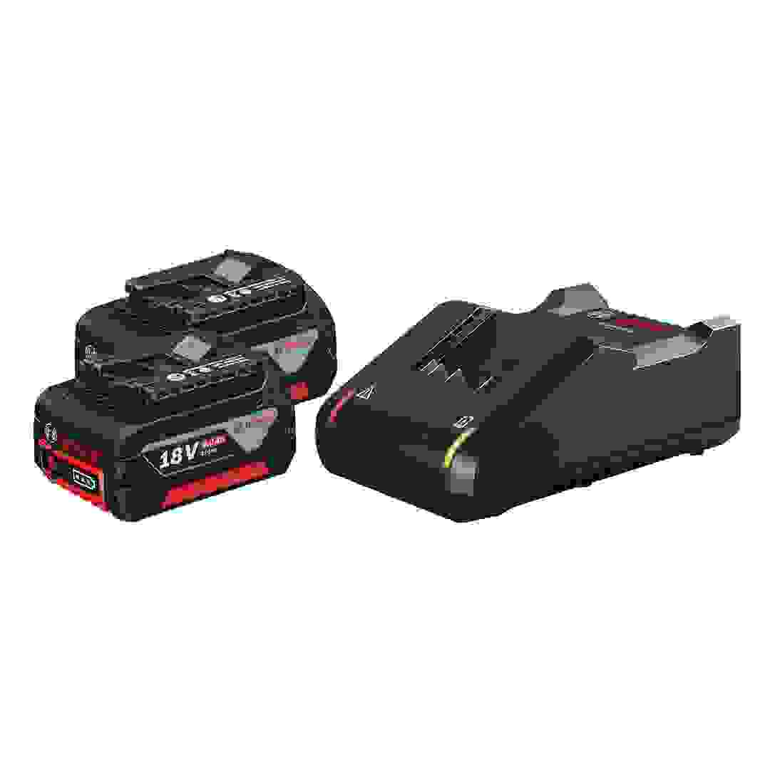 طقم شاحن وبطارية 18 فولت بوش