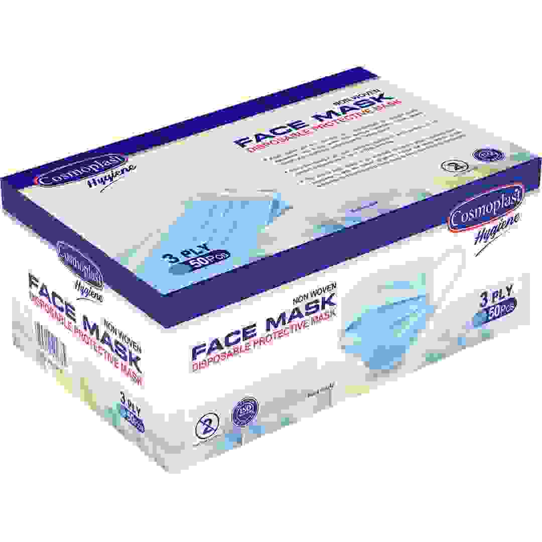Cosmoplast Non-Woven Disposable Protective Mask Box (50 Pc.)
