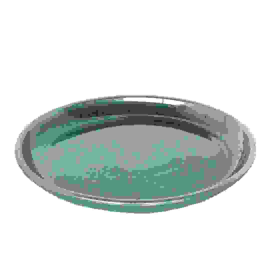 Glazed Terracotta Plant Saucer Celadon Generic (23 x 23 x 3 cm, Medium)
