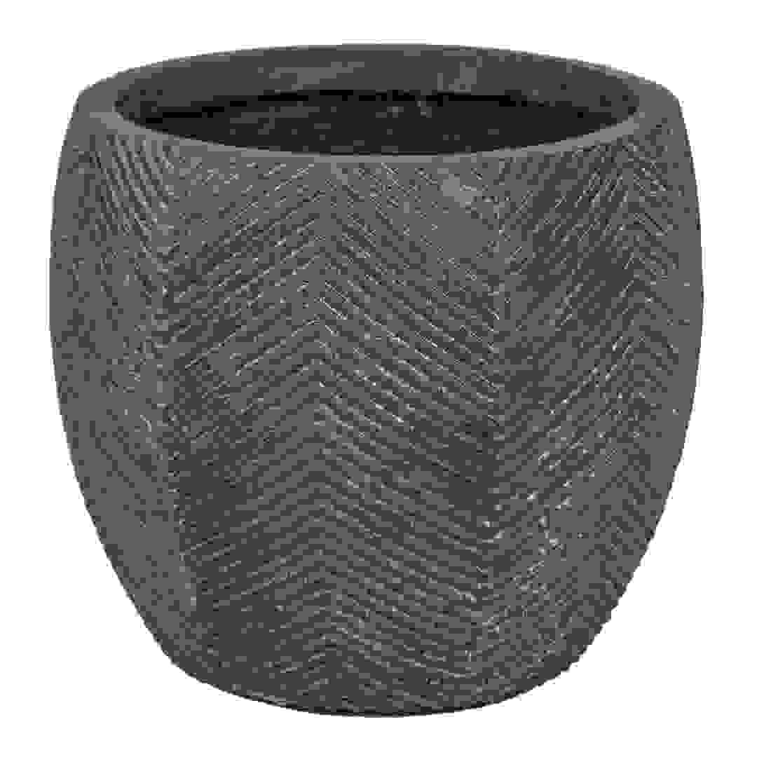 أصيص نباتات فخاري مزجج أيوا بوليت (57 × 57 × 50.5 سم، حجم كبير XL)