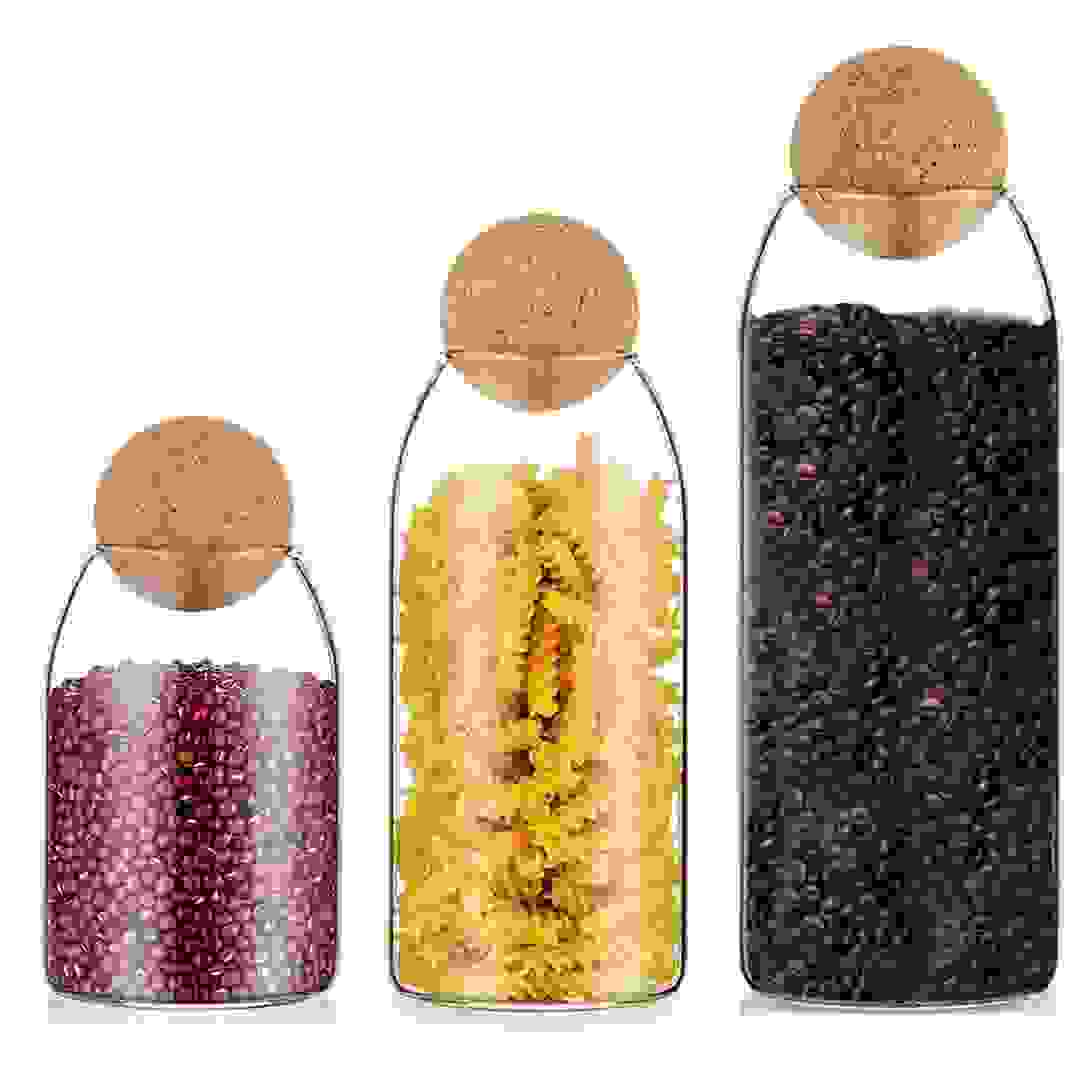 Neoflam Borosilicate Glass Jar Set (3 Pc)