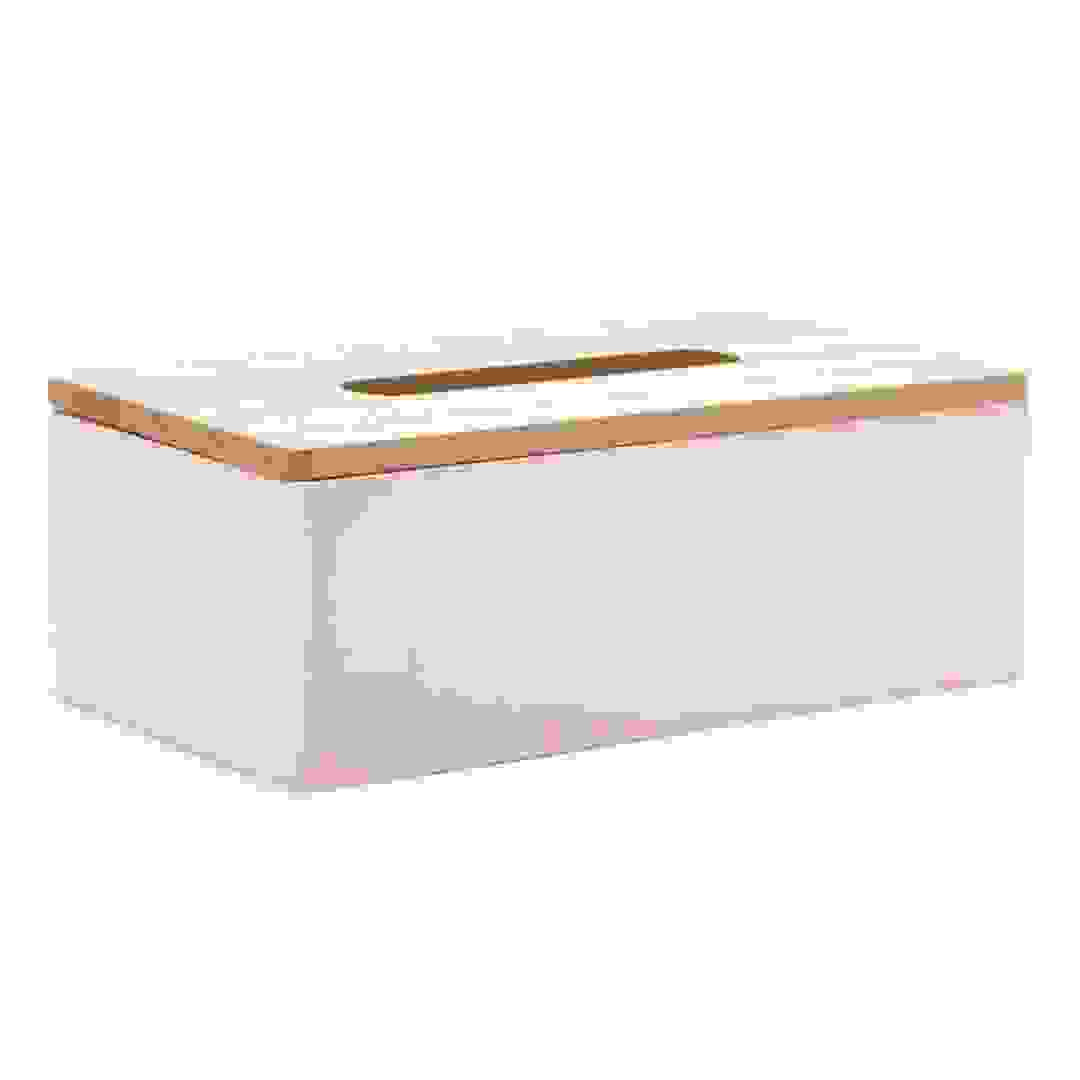 علبة مناديل خشبية أوركيد