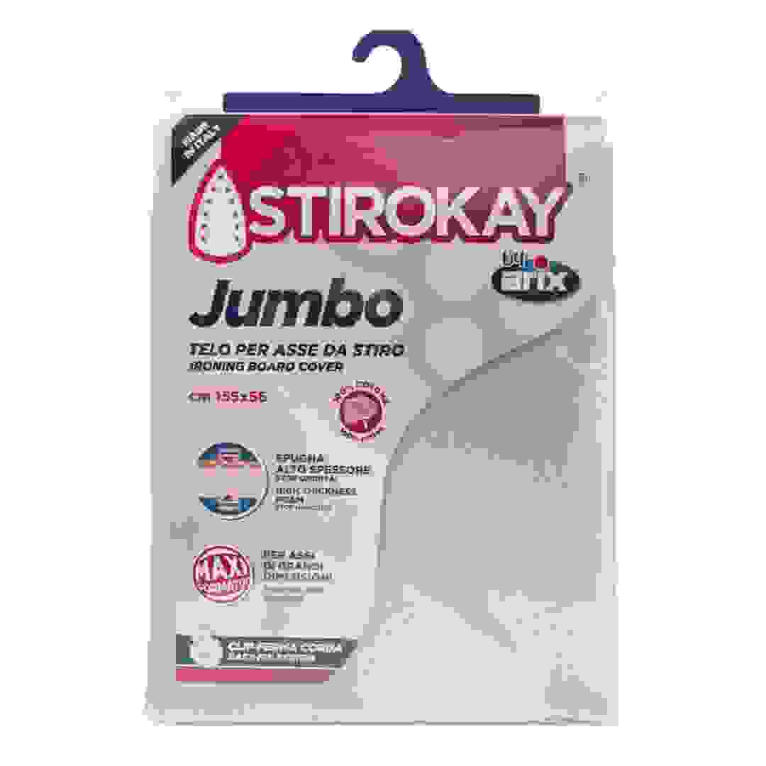 Stirokay Cotton Jump Printed Ironing Board Cover W/Tie (36 x 24 x 3.5 cm)
