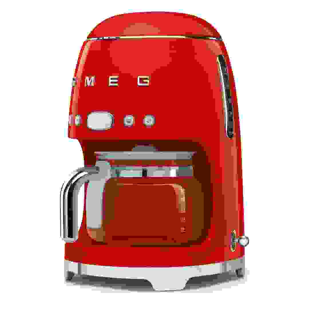 ماكينة صنع القهوة المفلترة بالتنقيط سميج طراز الخمسينات القديم DCF02RDUK (1.4 لتر)