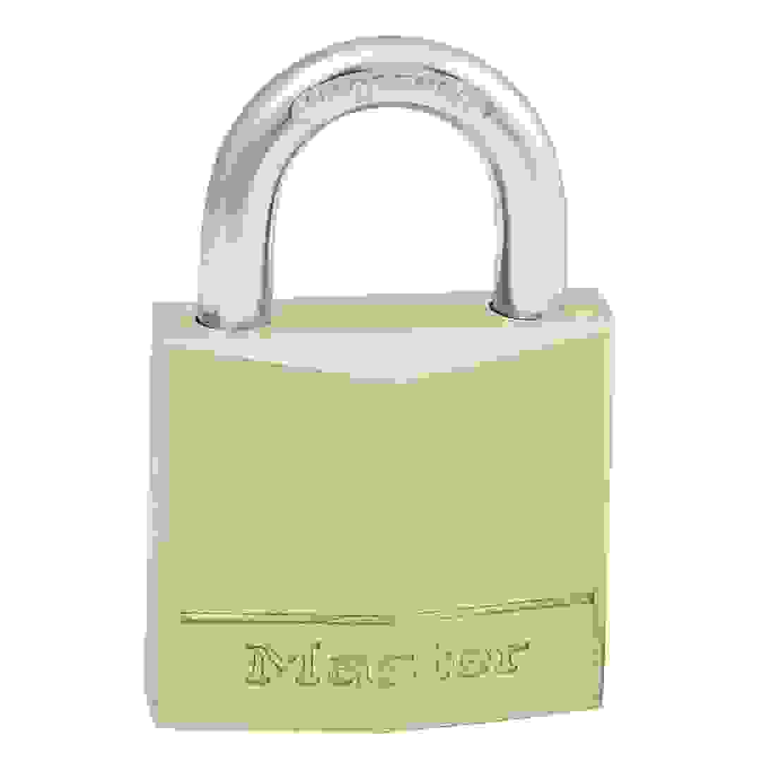 Master Lock Brass Key Padlock W/Keys (4.9 x 3 x 1.2 cm)