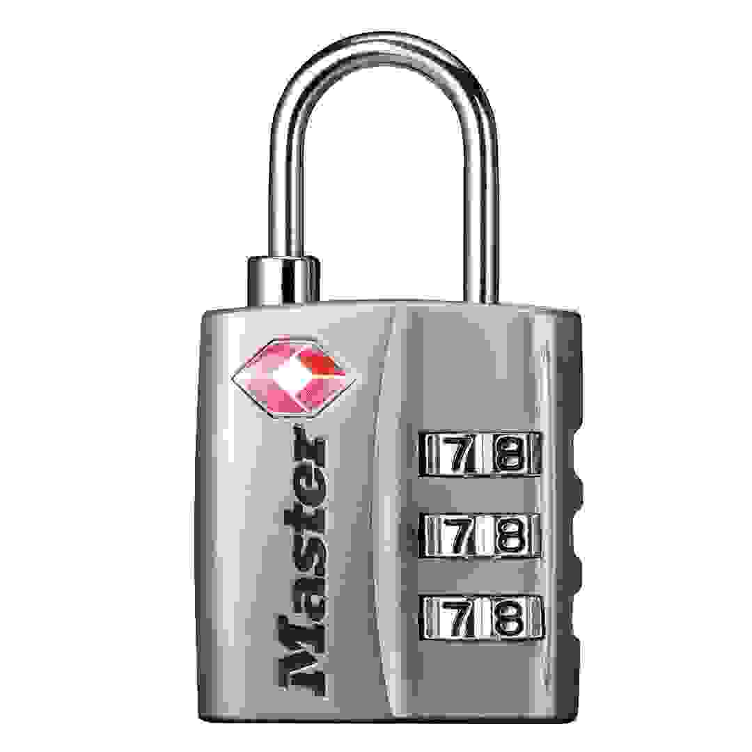Master Lock Metal TSA Accepted Combination Padlock (5.5 x 3 x 2.6 cm)