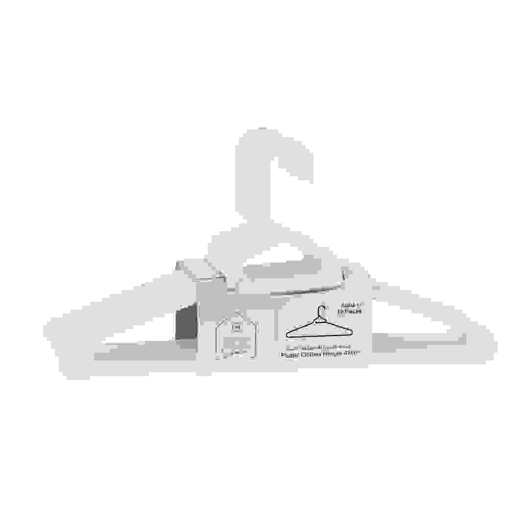 Plastic Hanger Pack (42 x 1.5 x 21.5 cm, 12 Pc.)