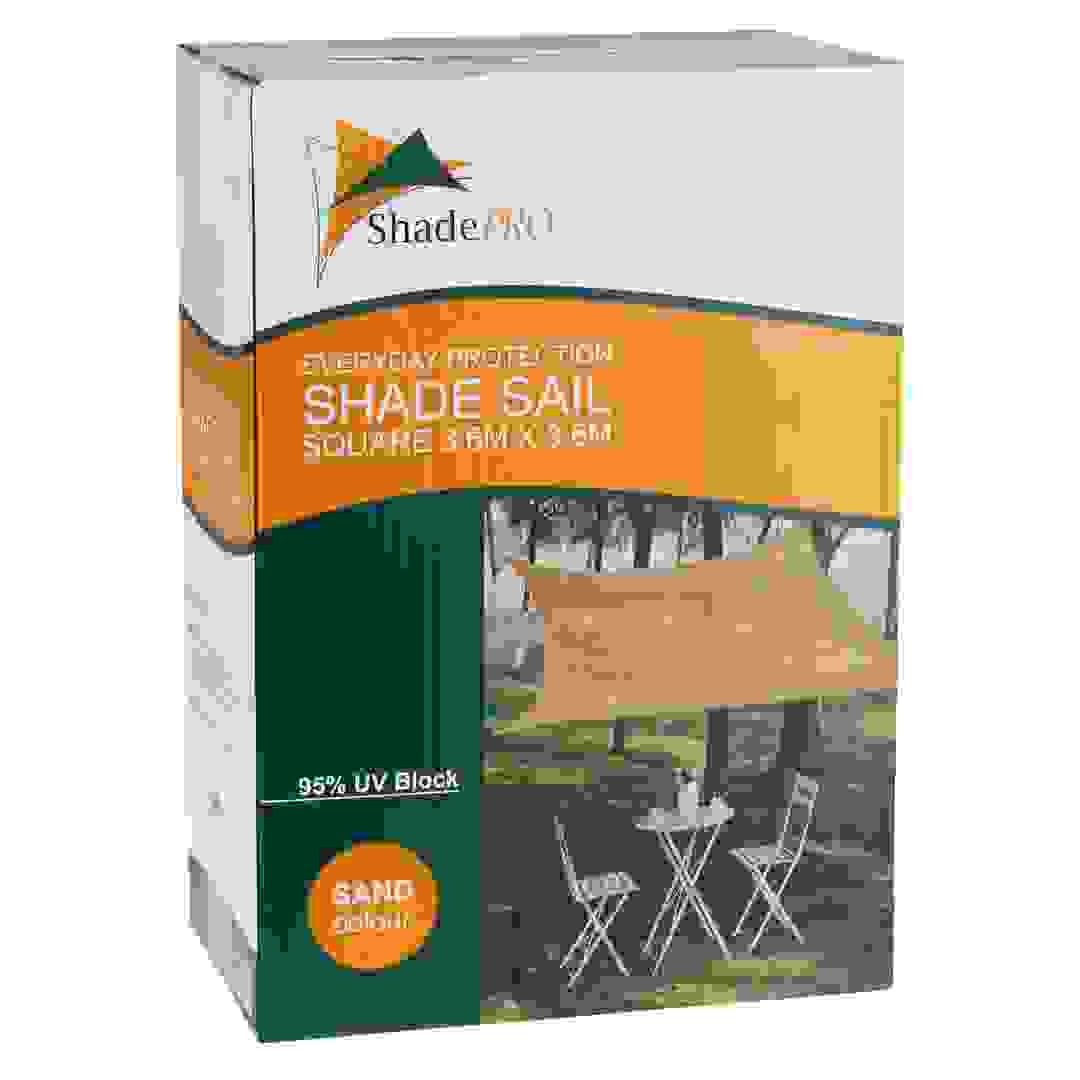 Square HDPE Shade Sail Shadepro (360 x 360 cm)