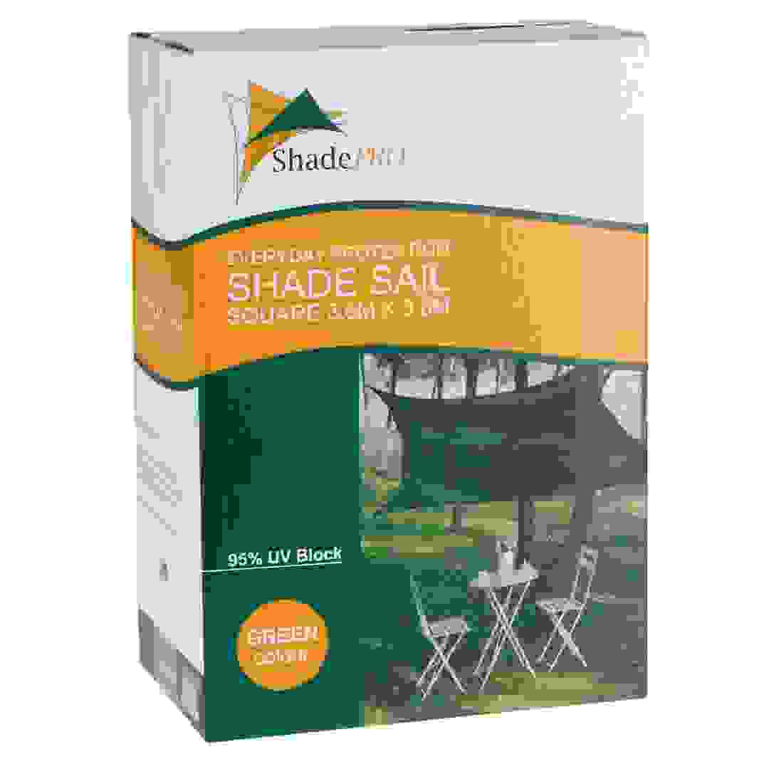مظلة شراعية مربعة شادبرو HDPE (360 × 360 سم)