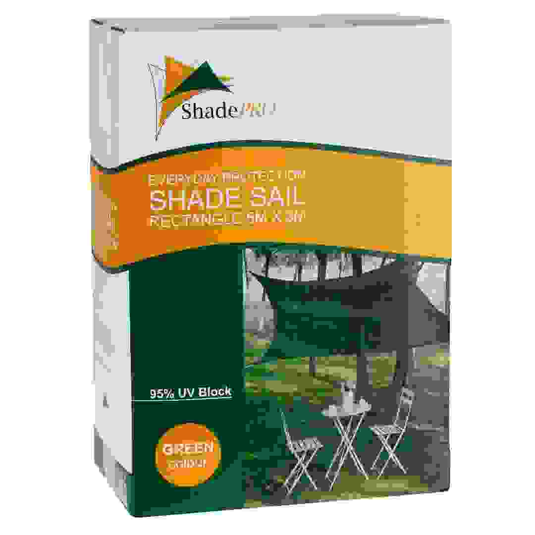 Rectangle HDPE Shade Sail Shadepro (500 x 300 cm)