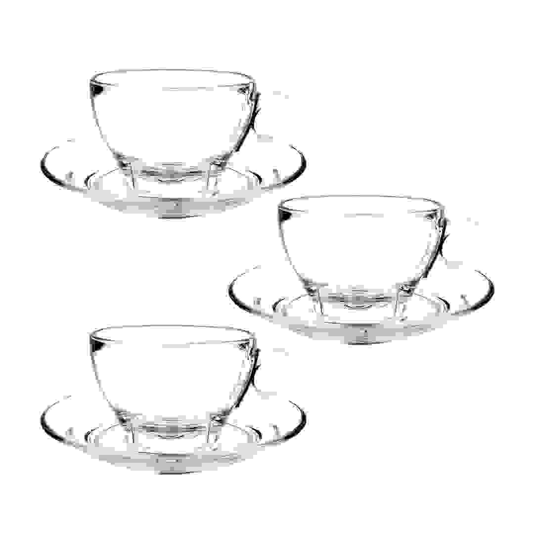 طقم فناجين لاتيه وصحون أوشن (6 قطع)