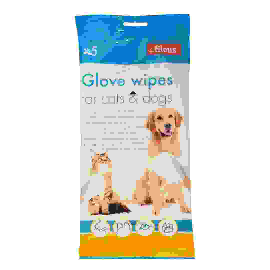 Les Filous Glove Wet Wipes for Pets Pack (5 Pc.)