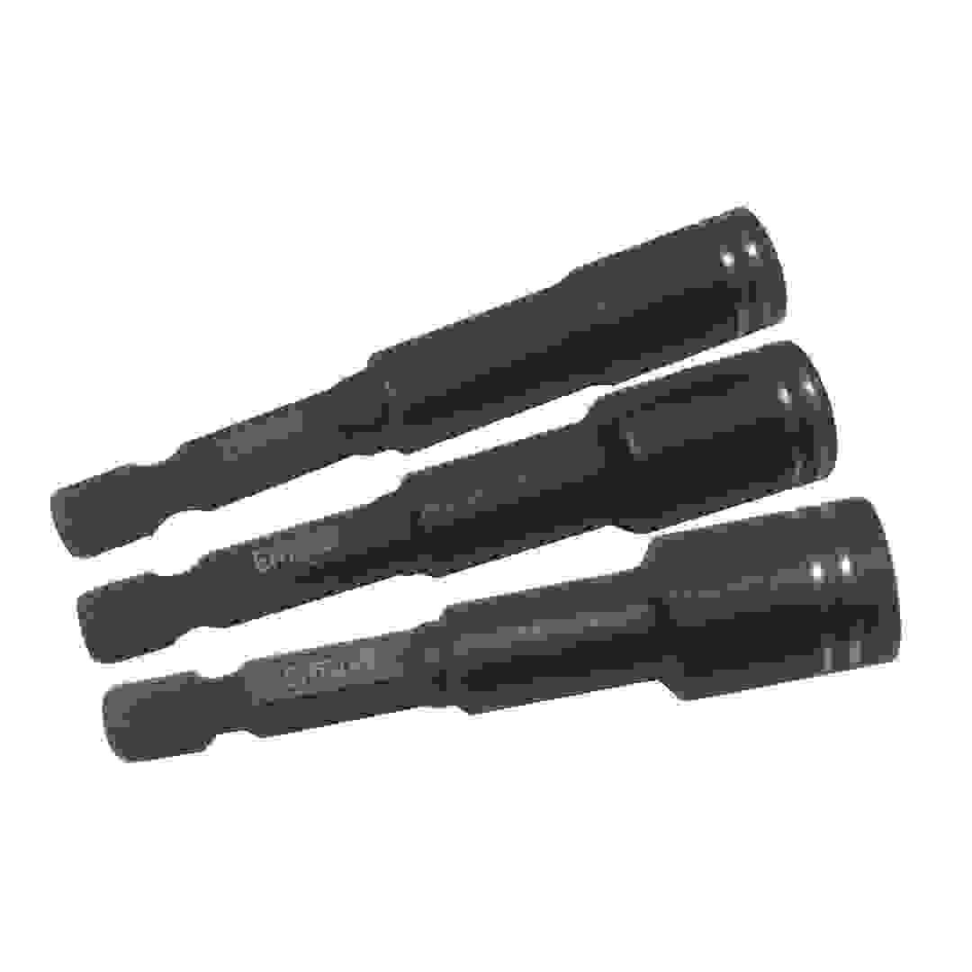 Erbauer Chrome Vanadium Steel Impact Hex Nut Driver Set (3 Pc.)