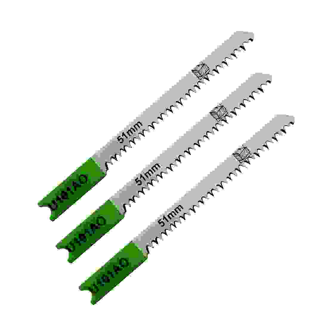 Universal Steel U-Shank Jigsaw Blade Pack (1.5-15 mm, 3 Pc.)