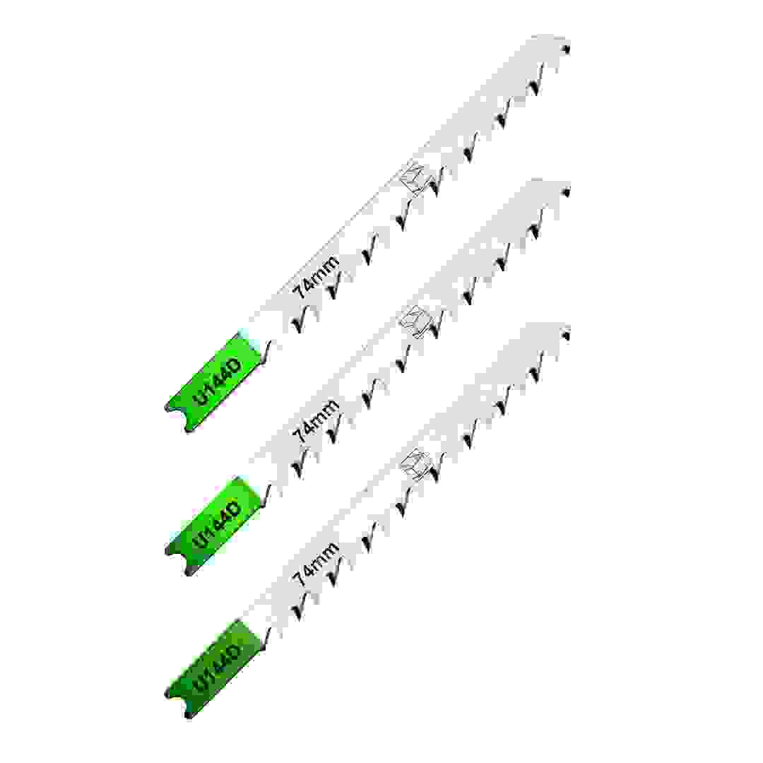 Universal Steel U-Shank Jigsaw Blade Pack (5-50 mm, 3 Pc.)