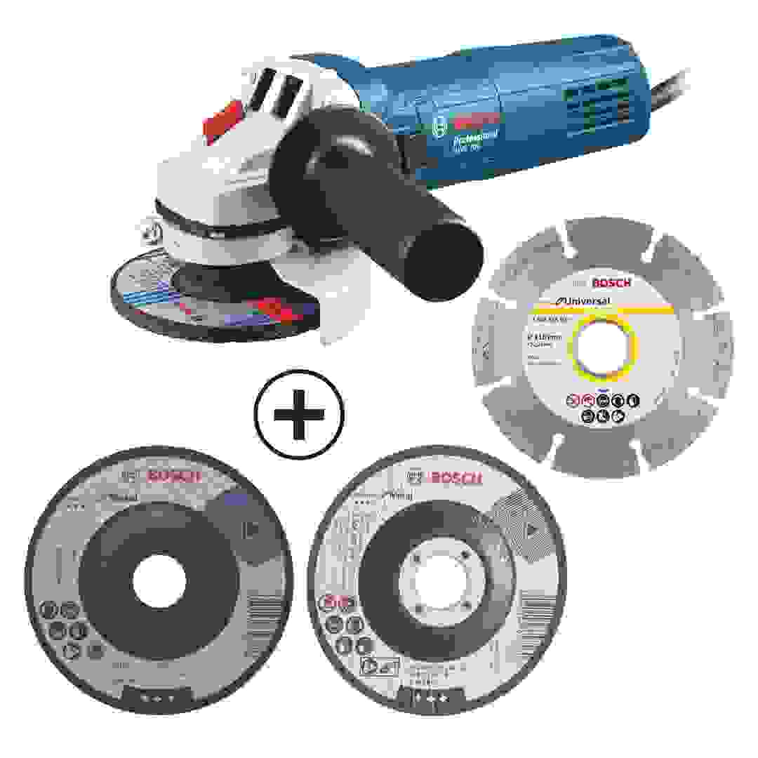 جلاخة زاوية احترافية بوش GWS 700 و أقراص (710 واط)