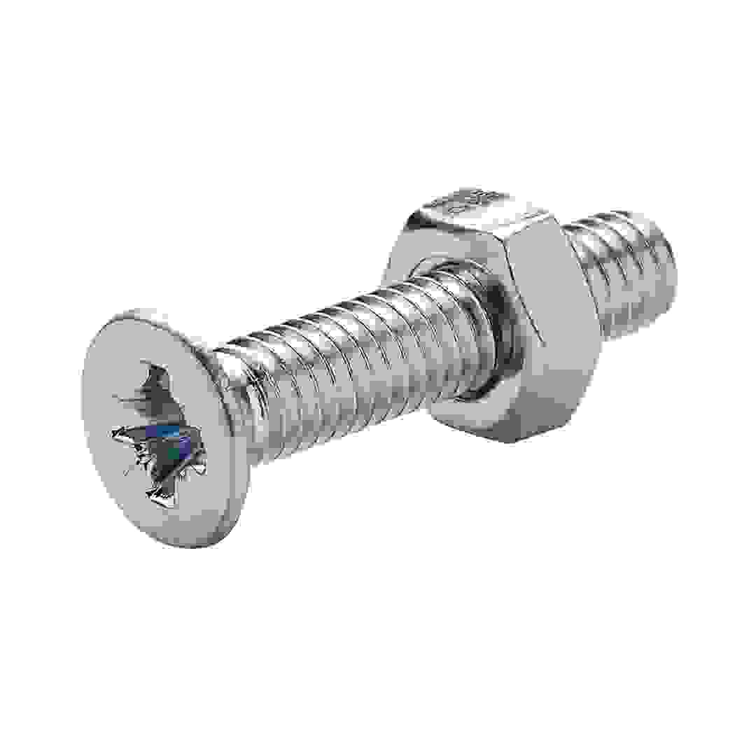 Diall Carbon Steel Machine Screw & Nut Set (2 cm, 20 Pc.)