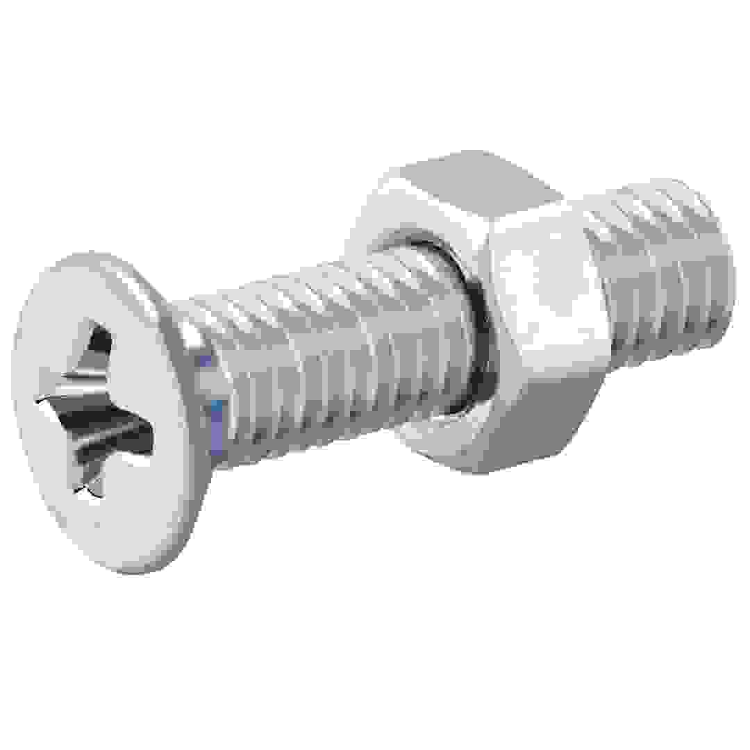 Diall Carbon Steel Machine Screw & Nut Pack (20 mm, 20 Pc.)