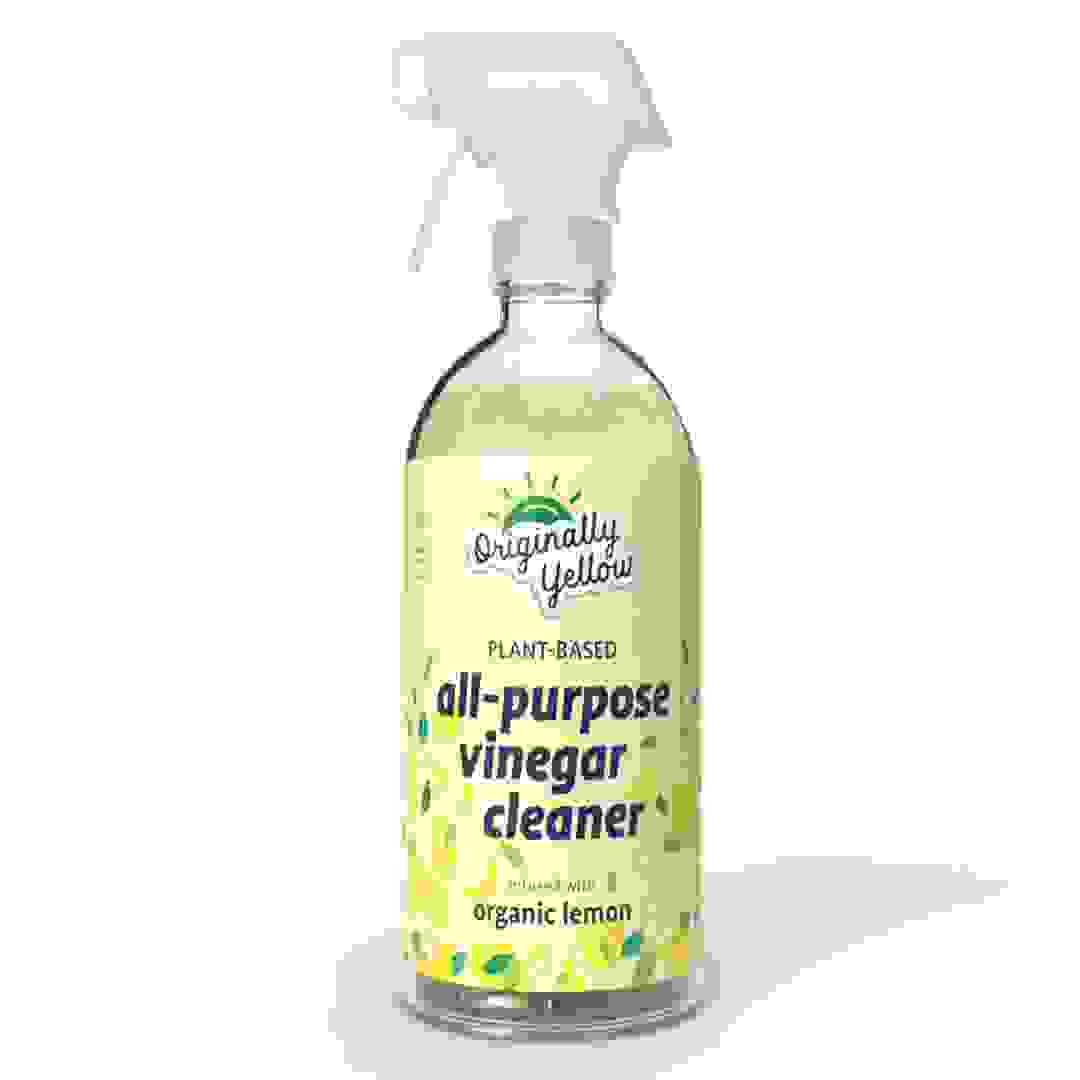 Originally Yellow Plant-Based All Purpose Vinegar Cleaner Spray (473 ml, Lemon)