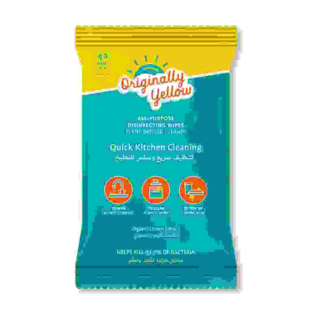 عبوة مناديل تنظيف المطبخ أوريجينالي يلو (40 منديل)