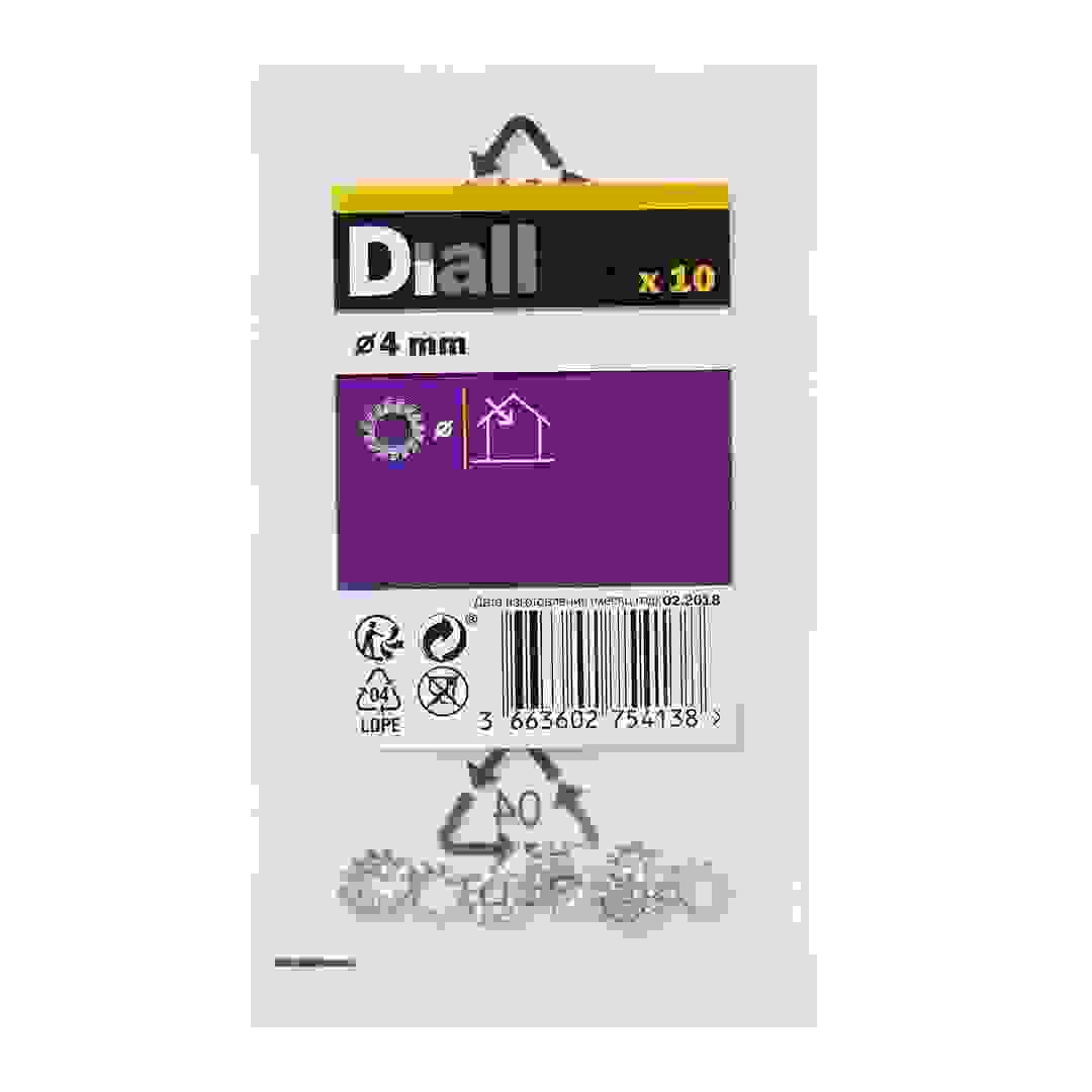 Diall Steel Shakeproof Washer Pack (M4, 10 Pc.)