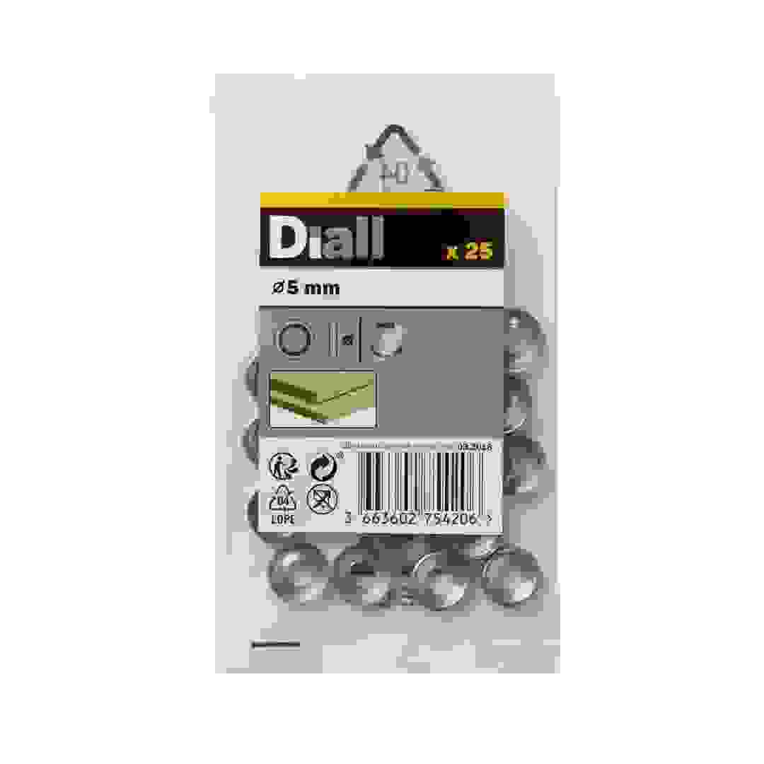 Diall Stainless Steel Screw Cup Washer Pack (M5, 25 Pc.)