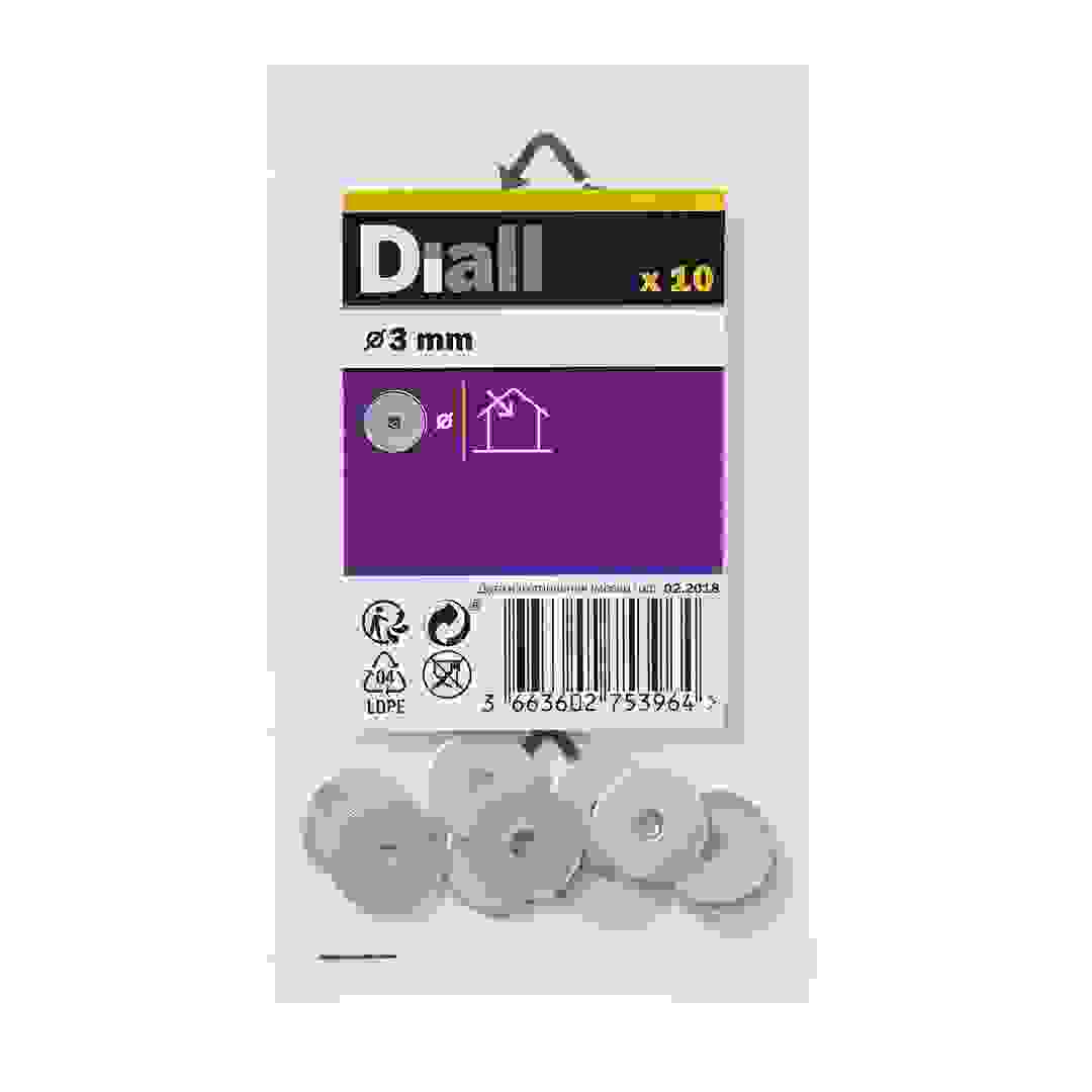 Diall Carbon Steel Penny Washer Pack (M3, 10 Pc.)