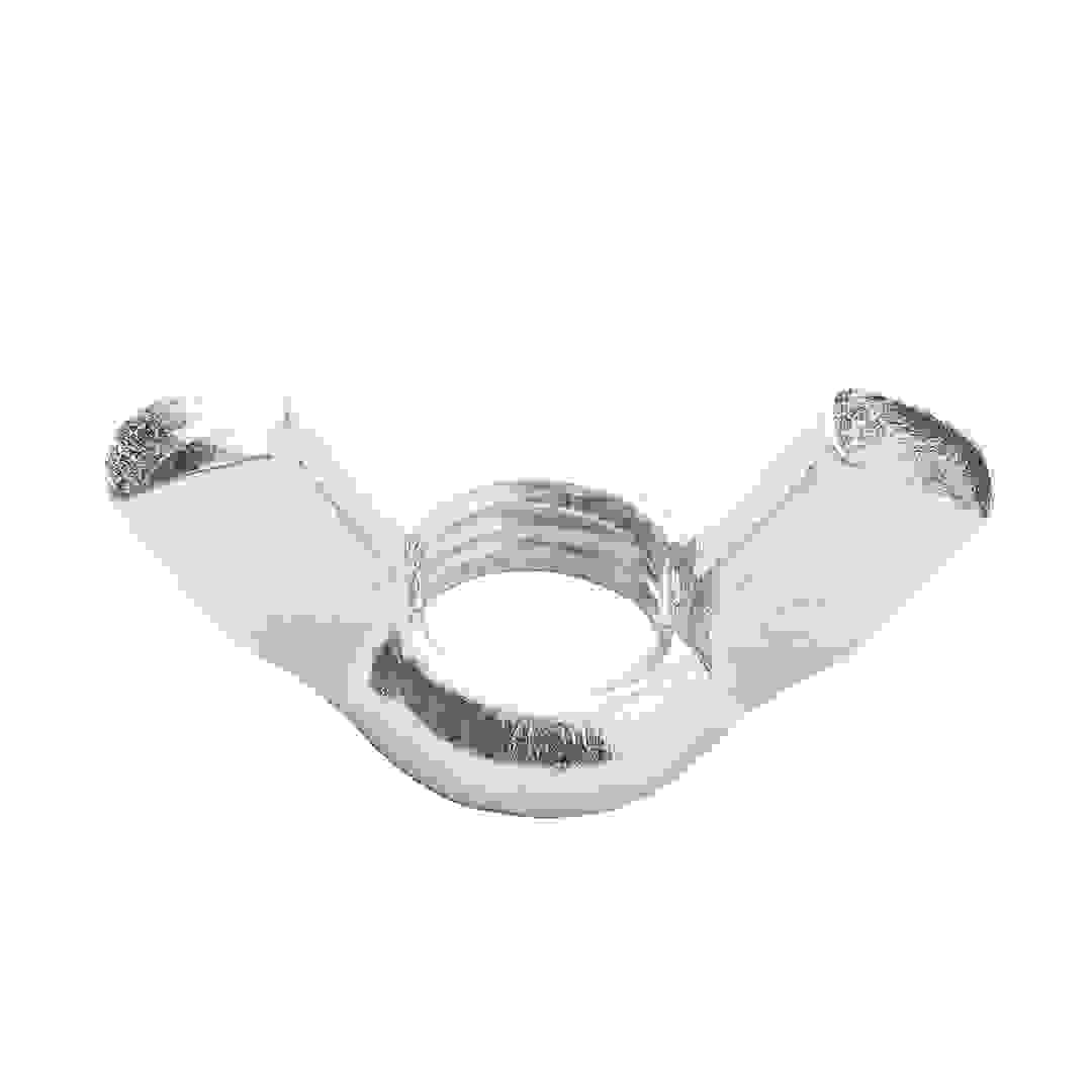 Diall Zinc-Plated Steel Wing Nut Pack (M4, 10 Pc.)