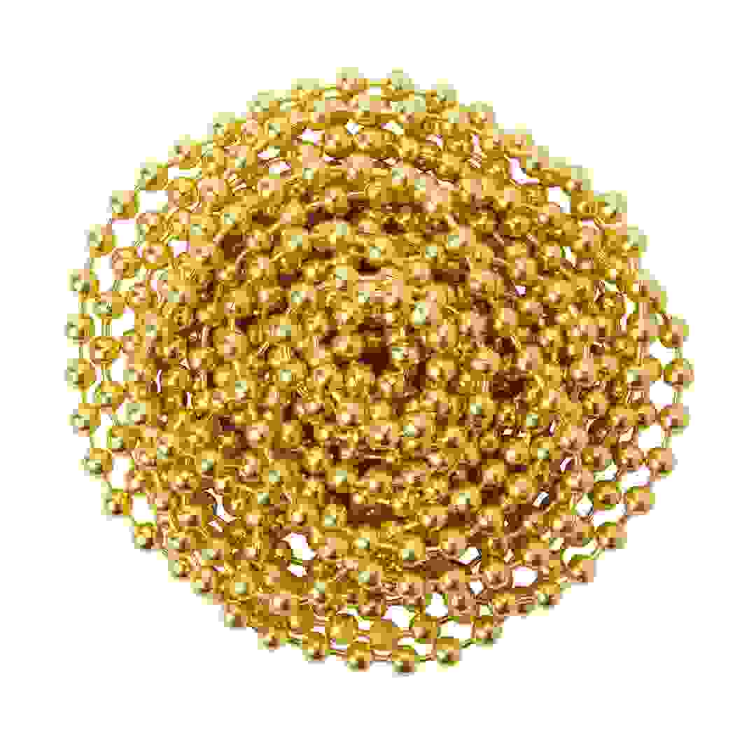 Diall Brass-Plated Steel Bead Chain (2 mm x 2.5 m)