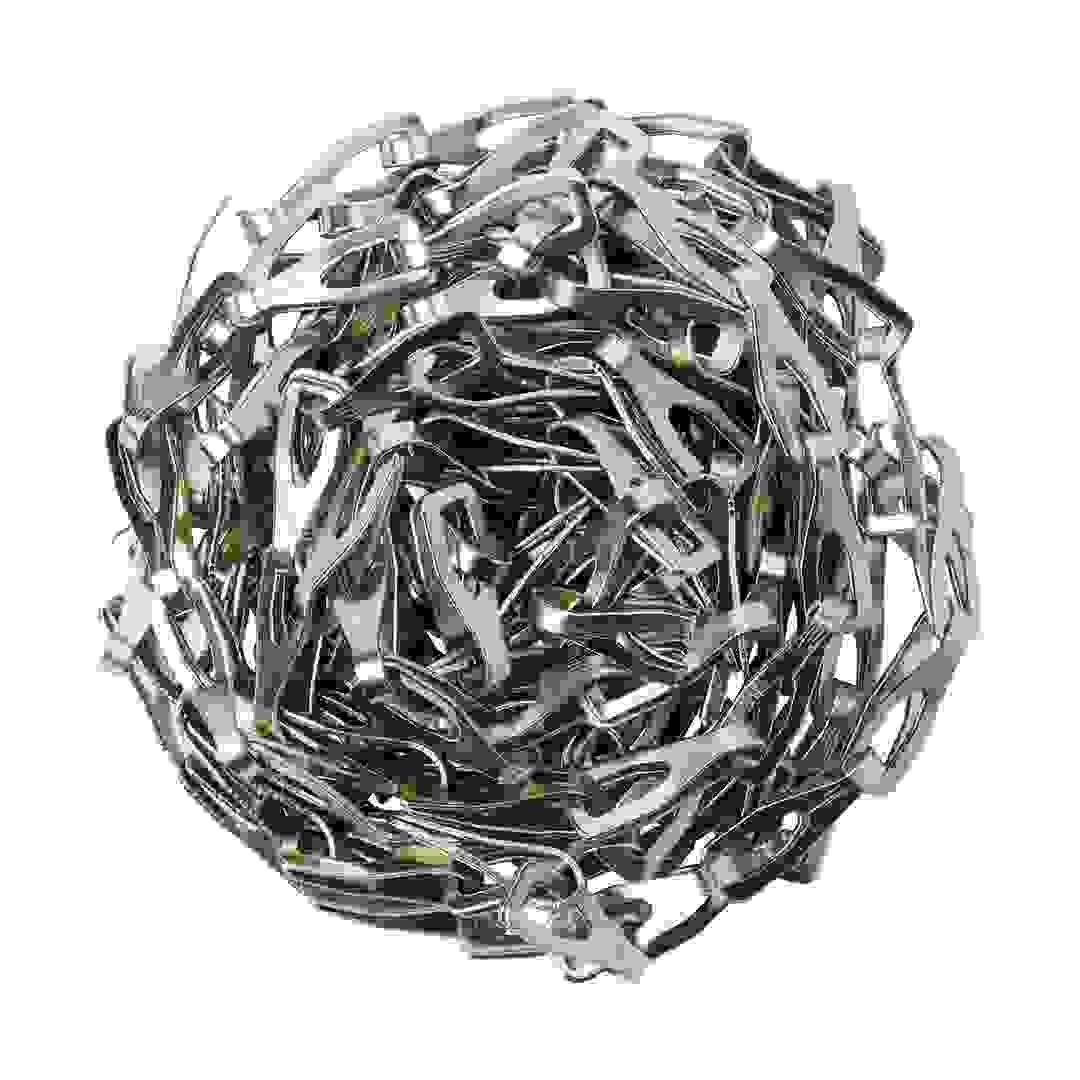 Diall Nickel-Plated Steel Sash Signalling Chain (2 mm x 2.5 m)