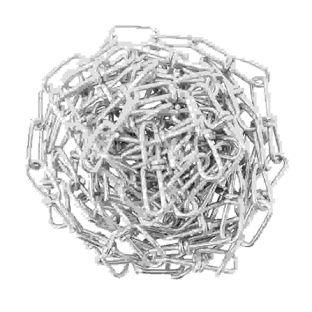 Diall Zinc-Plated Steel Knotted Signalling Chain (2 mm x 2.5 m)