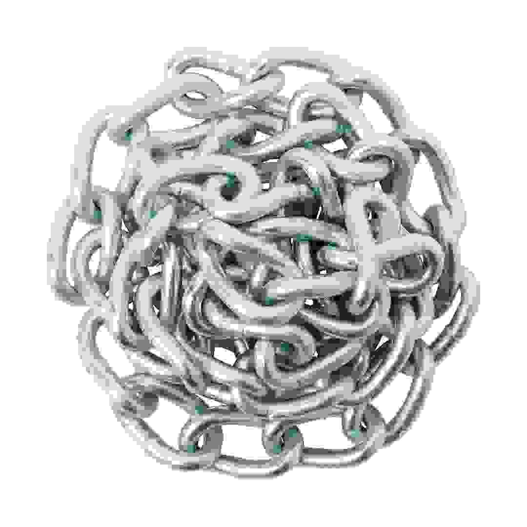 سلسلة ملفوفة فولاذ مطلية بالزنك ديال (5 مم × 2.5 م)