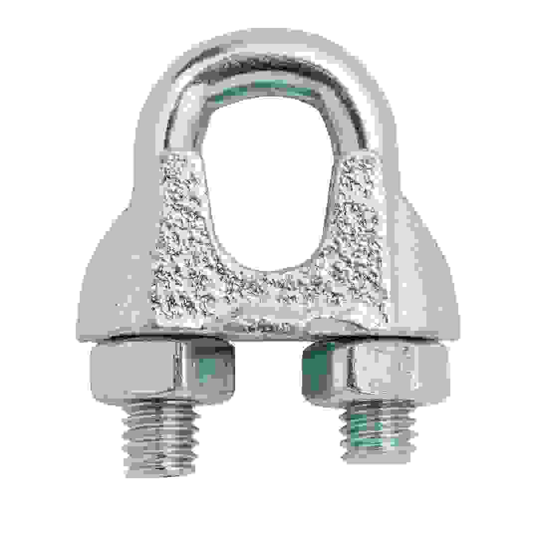 مجموعة مشبك حبل سلكي فولاذ مطلي بالزنك ديال (90 × 8 ملم، 2 قطعة)