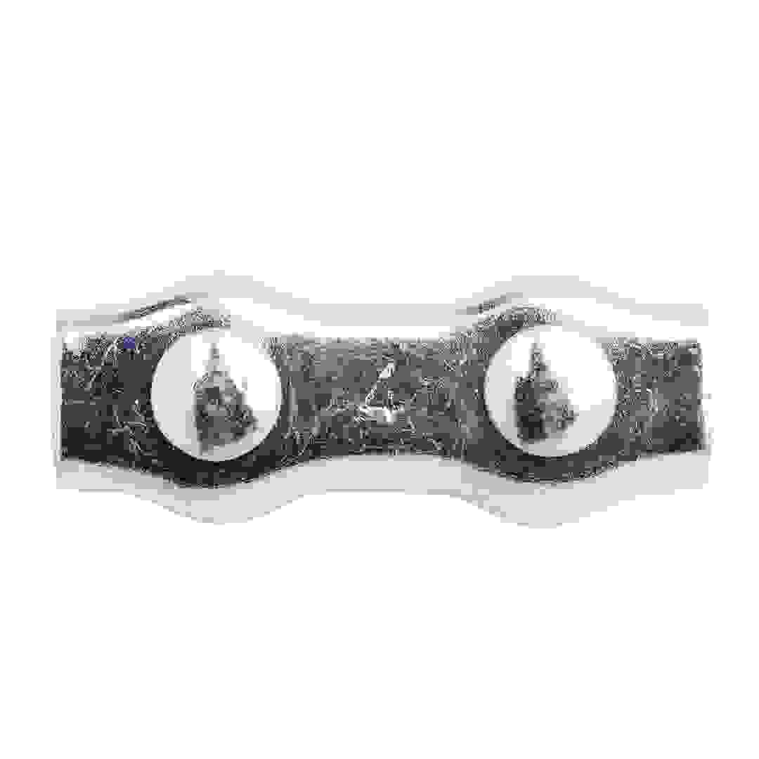 Diall Duplex Zinc-Plated Steel Wire Rope Clamp Pack (90 x 4 mm, 2 Pc.)