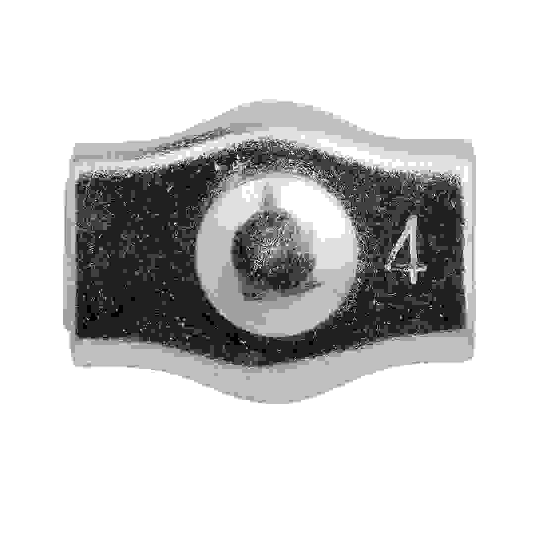 Diall Simplex Zinc-Plated Steel Wire Rope Clamp Pack (90 x 4 mm, 2 Pc.)