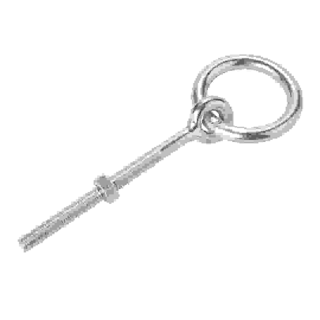 Diall Zinc-Plated Steel Ring Bolt (10 x 100 mm)