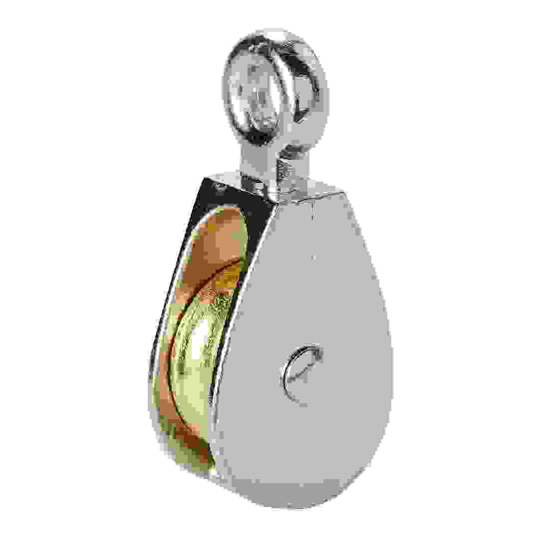 بكرة عجلة فردية مطلية بالزنك والنيكل ديال (24 ملم)