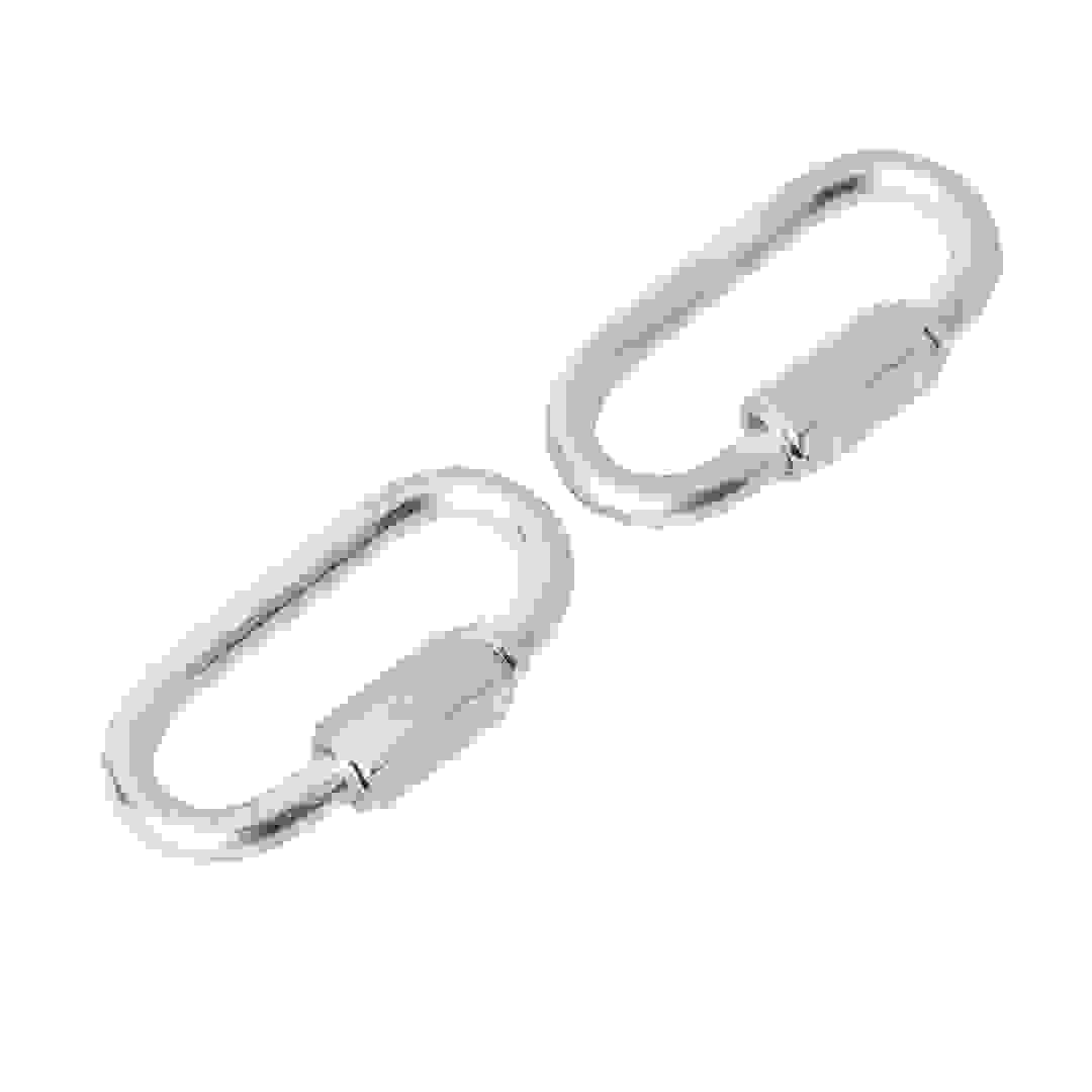 Diall Zinc-Plated Steel Quick Link Pack (3 mm, 2 Pc.)